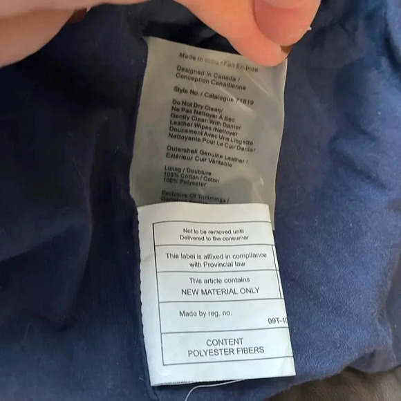 DANIER Taupe Brown Genuine Leather Moto Jacket Like New, Size S - Picture 13 of 13